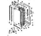Amana SDI525F1-P7642505W lower freezer door assembly diagram