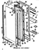 Refrigerator door assembly