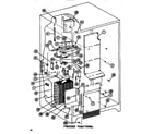 Amana SDI525F1-P7642505W functional parts (freezer) diagram