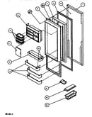 Refrigerator door