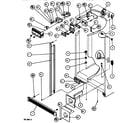Amana SXDT522J-P7845304W controls & cabinet (ref/frz) diagram