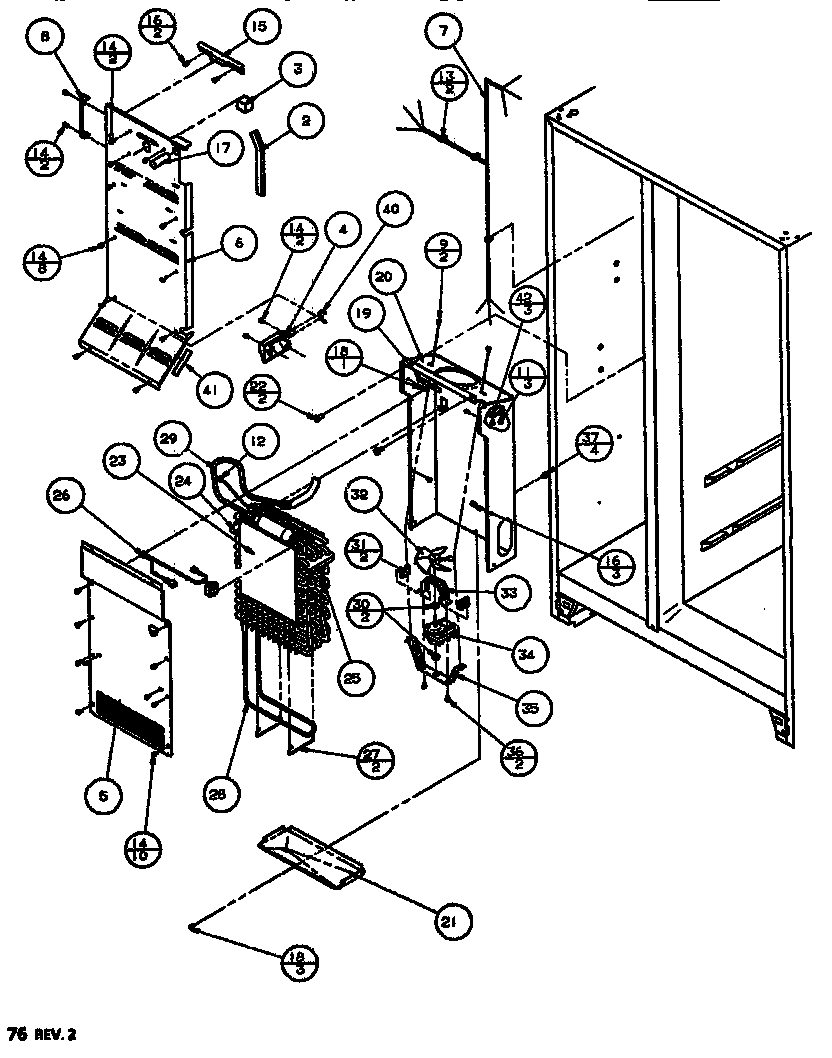 Evaporator & air handling