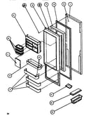 Refrigerator door