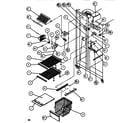Amana SBDT520J-P7845303W freezer shelving & ref light diagram