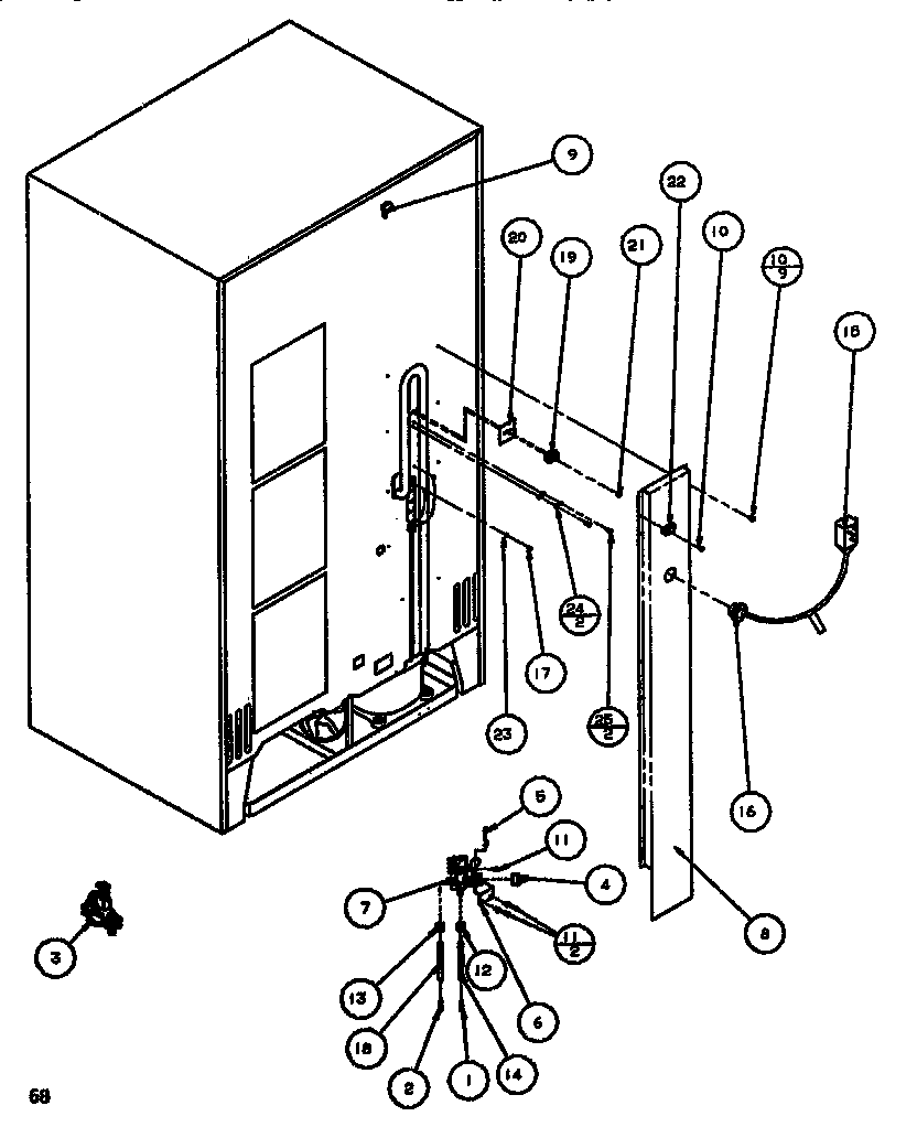 Cabinet back