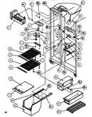 Freezer shelving & ref light
