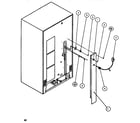 Amana SC519J-P7804505W cabinet back diagram