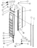 Door/hinge/trim freezer