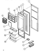 Refrigerator door