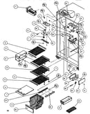 Freezer shelving & ref light