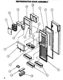 Refrigerator door
