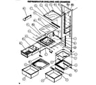 Amana SXDE528MW-P1173401W shelving & drawers (ref) diagram