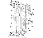 Amana SR19F1-P7700008W freezer door diagram