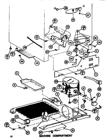 Machine compartment