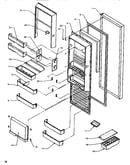 Refrigerator door