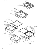 Shelving & drawers (ref)