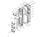 Amana SRDE520SW-P1183101WW freezer door diagram