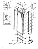 Door/hinge/trim refrigerator