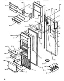 Refrigerator door