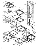 Shelving & drawers (ref)