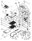 Freezer shelving & ref light