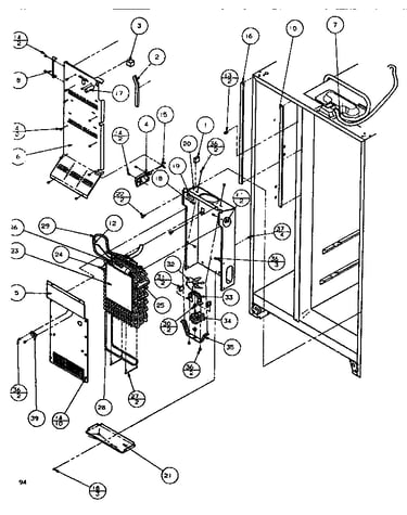 Evaporator & air handling