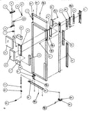 Door/hinge/trim refrigerator