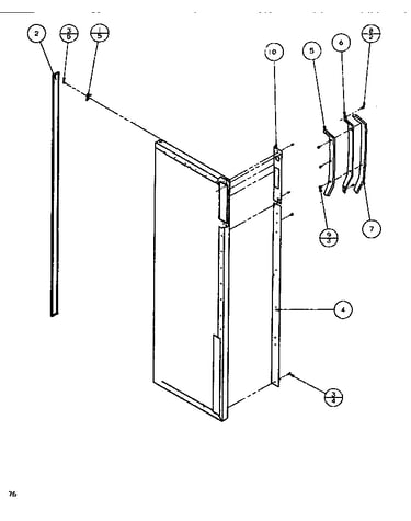 Refrigerator door (cont.)