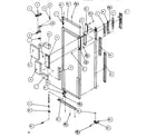 Amana ASE526M-P1164004W door/hinge/trim refrigerator diagram