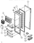 Refrigerator door