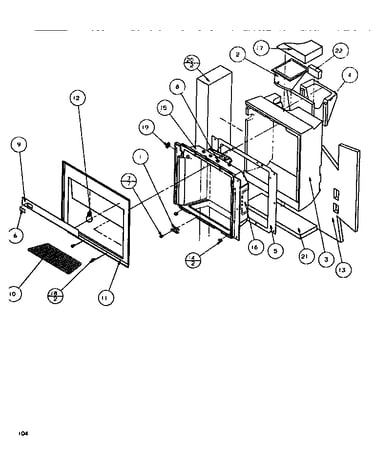 Ice & water cavity