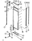 Door/hinge/trim refrigerator