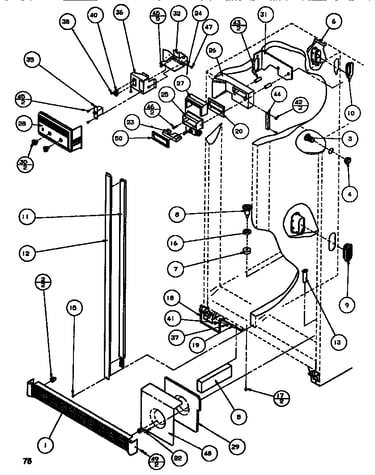 Controls & cabinet (ref/frz)