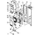 Amana SBDT520K-P1110001W evaporator & air handling diagram