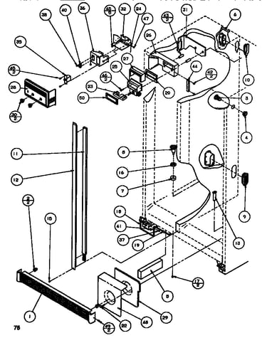 Controls & cabinet (ref/frz)