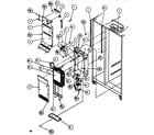 Amana SXDT522M-P1164201W evaporator & air handling diagram