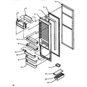 Amana SSD522NBW-P1181001WW refrigerator door diagram