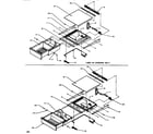 Amana SSD522NBW-P1181001WW shelving & drawers (ref) diagram