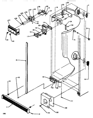 Controls & cabinet (ref/frz)