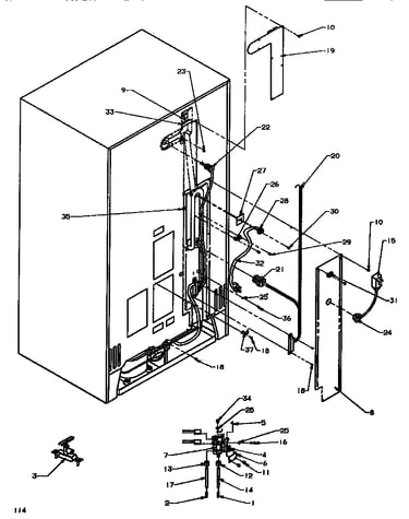 Cabinet back