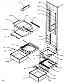 Shelving & drawers (ref)