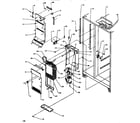 Amana SBDT520NW-P1181102WW evaporator & air handling diagram