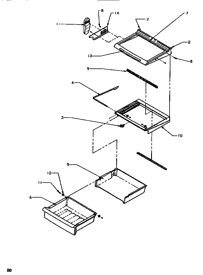 Shelving & drawers (ref)