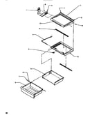 Shelving & drawers (ref)