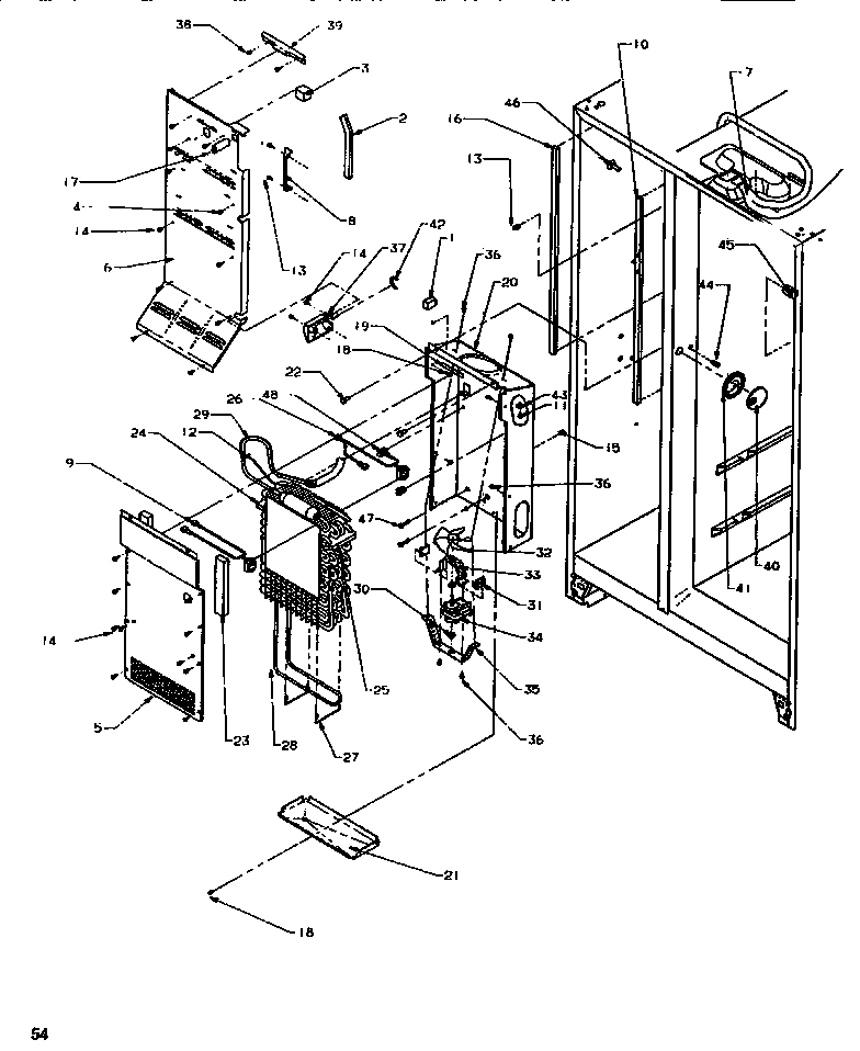 Evaporator & air handling