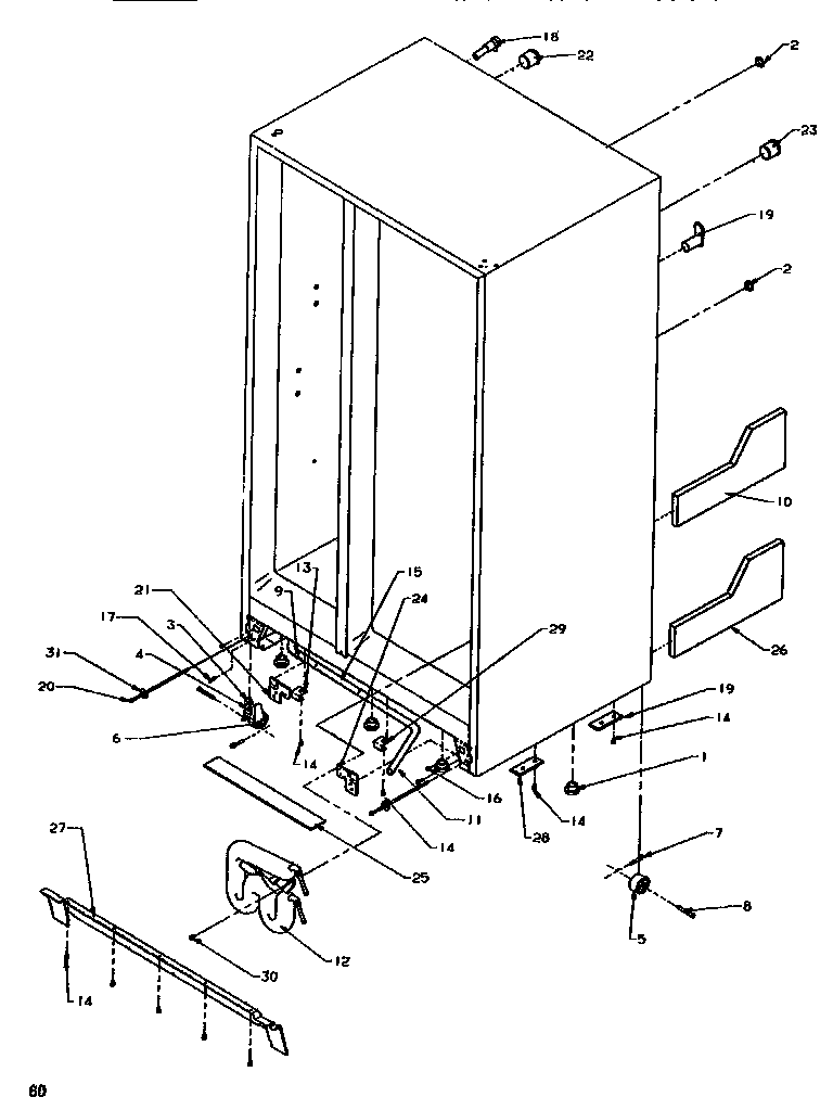 DRAIN SYSTEM & ROLLERS