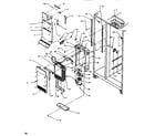 Amana SRD520SL-P1186301WL evaporator & air handling diagram