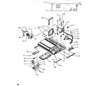 Amana SRD520SW-P1186301WW machine compartment diagram