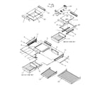 Amana TY18S4W-P1195303WW cabinet shelving diagram