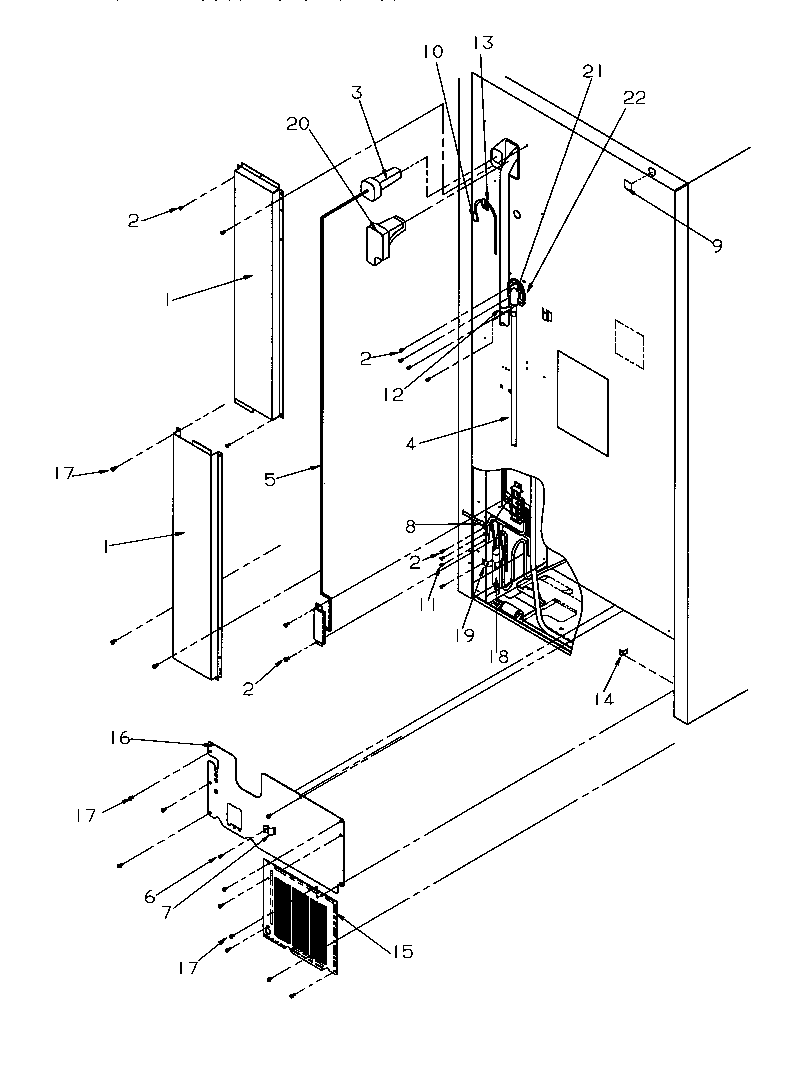 Cabinet back